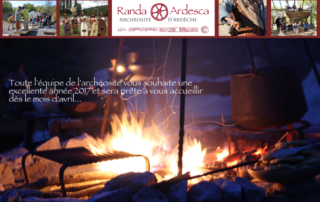 Randa Ardesca Archéosite d'Ardèche - Bonne année 2017 !